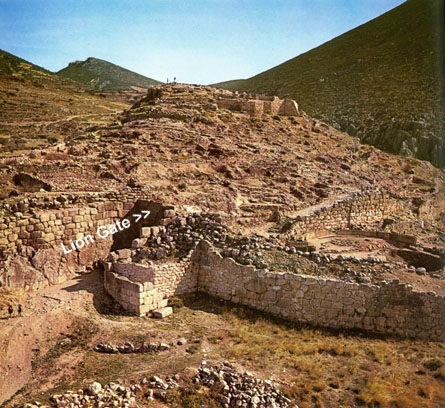  Photographic View of Mycenae Acropolis from the east