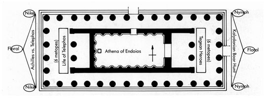 Ground plan of Temple