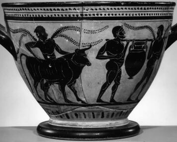 SKYPHOS (ATHENIAN, BLACK-FIGURE)