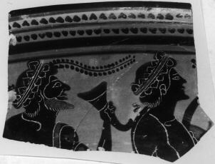 SKYPHOS, FRAGMENT (ATHENIAN, BLACK-FIGURE)