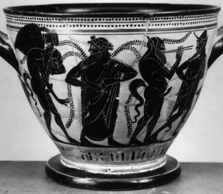 SKYPHOS (ATHENIAN, BLACK-FIGURE)