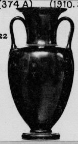 AMPHORA, NECK (ATHENIAN, BLACK GLAZE)
