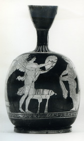 LEKYTHOS, SQUAT (ATHENIAN, RED-FIGURE)