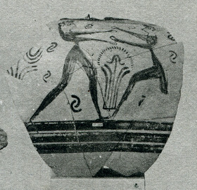 KRATER, FRAGMENT (MYCENEAN)