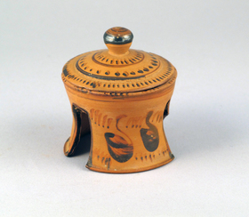 PYXIS (ATHENIAN, BLACK-FIGURE)