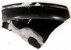 CUP, STEMLESS, FRAGMENT (ATHENIAN, RED-FIGURE)