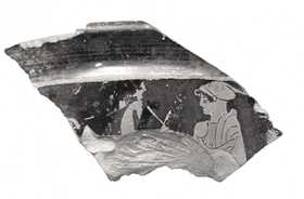 CUP C, FRAGMENTS (ATHENIAN, RED-FIGURE)