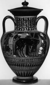 AMPHORA, NECK (ATHENIAN, BLACK-FIGURE)