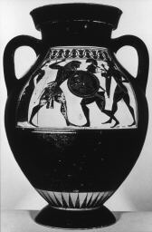 AMPHORA, BELLY, TYPE B (ATHENIAN, BLACK-FIGURE)