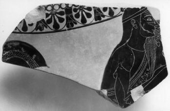 AMPHORA, BELLY, FRAGMENT (ATHENIAN, BLACK-FIGURE)