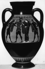 AMPHORA, BELLY, TYPE B (ATHENIAN, BLACK-FIGURE)