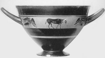 SKYPHOS (ATHENIAN, BLACK-FIGURE)