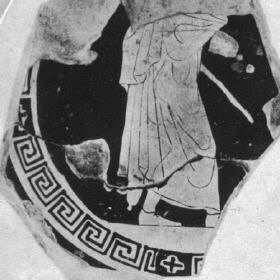 CUP, FRAGMENT (ATHENIAN, RED-FIGURE)