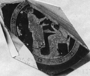 CUP, FRAGMENT (ATHENIAN, RED-FIGURE)