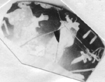 CUP, FRAGMENT (ATHENIAN, RED-FIGURE)