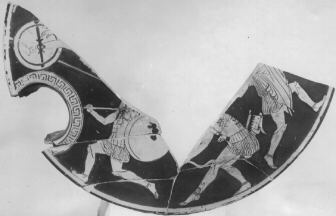 LEKANIS, FRAGMENT (ATHENIAN, RED-FIGURE)