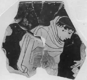 SKYPHOS, FRAGMENT (ATHENIAN, RED-FIGURE)