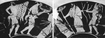 CUP B (ATHENIAN, RED-FIGURE)