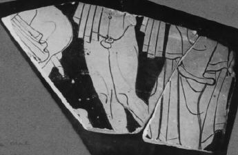 CUP, FRAGMENT (ATHENIAN, RED-FIGURE)