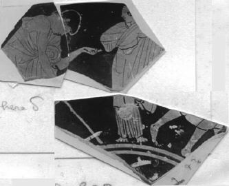 CUP, FRAGMENTS (ATHENIAN, RED-FIGURE)
