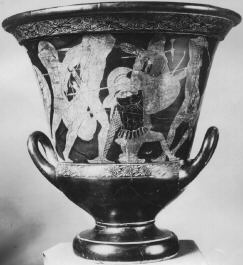 KRATER, CALYX (ATHENIAN, RED-FIGURE)