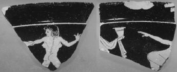 CUP, FRAGMENTS (ATHENIAN, RED-FIGURE)