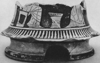 PYXIS, FRAGMENT (ATHENIAN, RED-FIGURE)