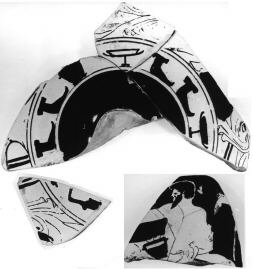 CUP, FRAGMENTS (ATHENIAN, RED-FIGURE)