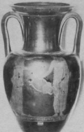 AMPHORA, NECK (ATHENIAN, RED-FIGURE)