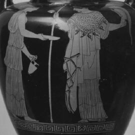 AMPHORA, NECK (ATHENIAN, RED-FIGURE)