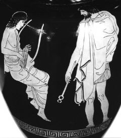 AMPHORA, NECK (ATHENIAN, RED-FIGURE)