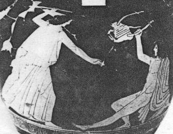 AMPHORA, NECK (ATHENIAN, RED-FIGURE)