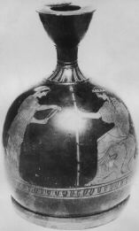 LEKYTHOS, SQUAT (ATHENIAN, RED-FIGURE)