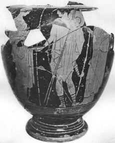 STAMNOS (ATHENIAN, RED-FIGURE)