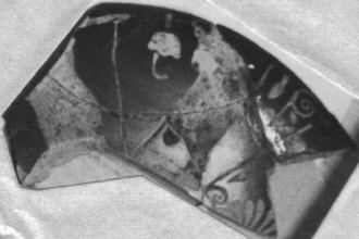 CUP, FRAGMENT (ATHENIAN, RED-FIGURE)