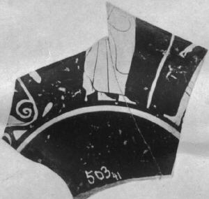CUP, FRAGMENT (ATHENIAN, RED-FIGURE)