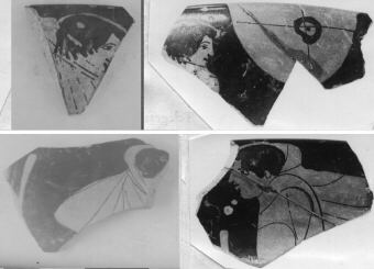 CUP, FRAGMENTS (ATHENIAN, RED-FIGURE)