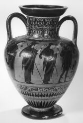 AMPHORA, NECK (ATHENIAN, BLACK-FIGURE)