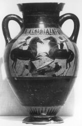 AMPHORA, BELLY, TYPE B (ATHENIAN, BLACK-FIGURE)