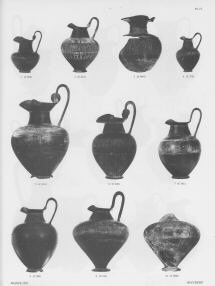 OINOCHOE (ETRUSCAN, BUCCHERO)