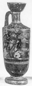 LEKYTHOS (ATHENIAN, BLACK-FIGURE)