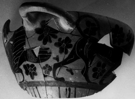 SKYPHOS, FRAGMENT (ATHENIAN, BLACK-FIGURE)