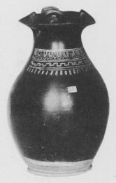 OINOCHOE (SOUTH ITALIAN, GNATHIAN, BLACK GLAZE)