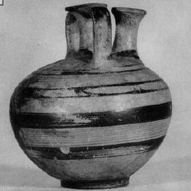 STIRRUP JAR (MYCENEAN)