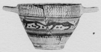 SKYPHOS (CORINTHIAN, BLACK-FIGURE)