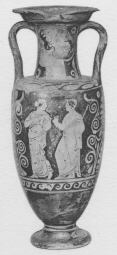 AMPHORA, NECK (SOUTH ITALIAN, CAMPANIAN, RED-FIGURE)