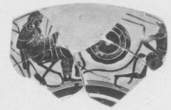 CUP, FRAGMENTS (ATHENIAN, BLACK-FIGURE)