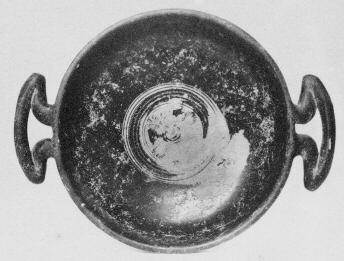 CUP (ETRUSCAN, BLACK GLAZE)