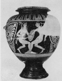 STAMNOS (ETRUSCAN, RED-FIGURE)
