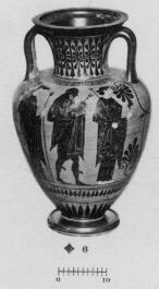 AMPHORA, NECK (ATHENIAN, BLACK-FIGURE)
